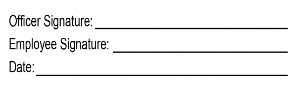 Officer Signature Stamp
