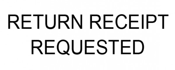 Return Receipt Stamp