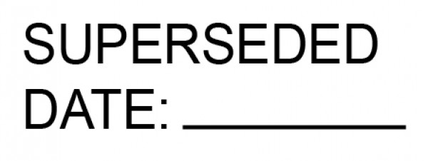 Superseded Date Stamp