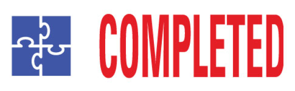 \"Completed\"" Message Stamp"
