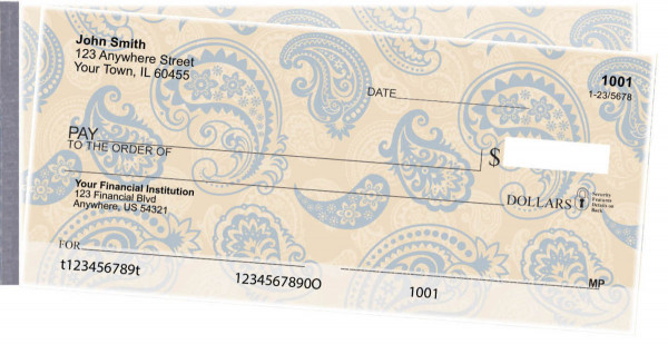 Paisley Paradise Side Tear Checks