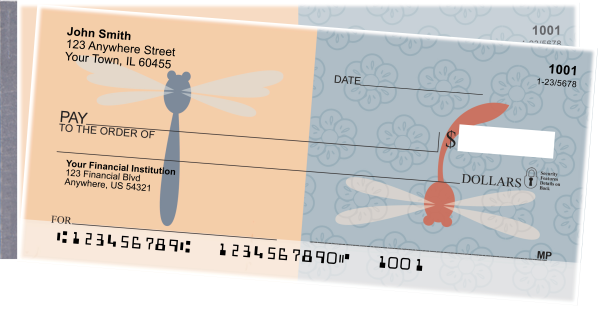 Retro Dragonflies Side Tear Checks