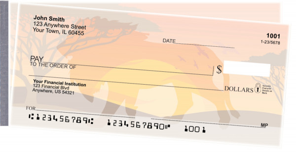 Safari Sunrise Side Tear Checks