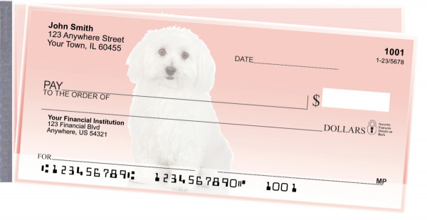 Adorable Bichons Side Tear Checks