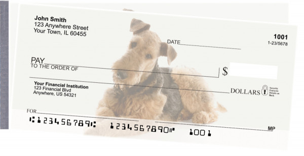 Airedale Terrier Side Tear Checks