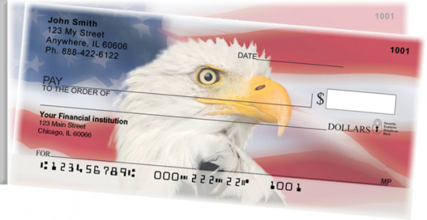 American Eagle Pride Side Tear Personal Checks