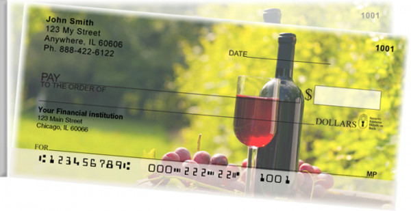 Wine and Dine Side Tear Personal Checks