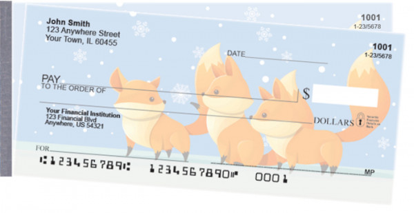 Playful Foxes Side Tear Checks