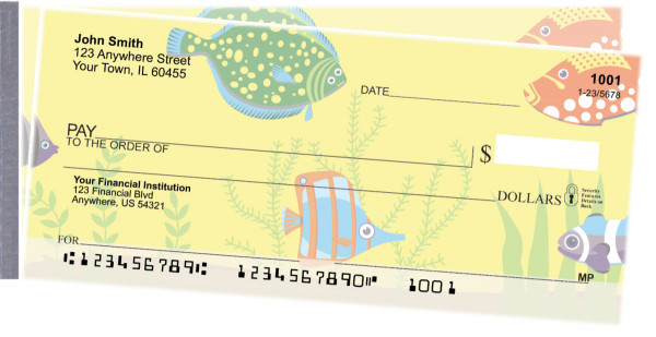Whimsical Fish Side Tear Checks