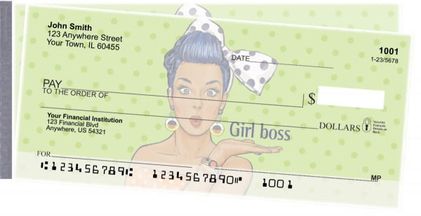 Girl Boss Side Tear Checks