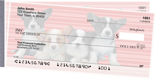 Corgi Pups Keith Kimberlin Side Tear Checks