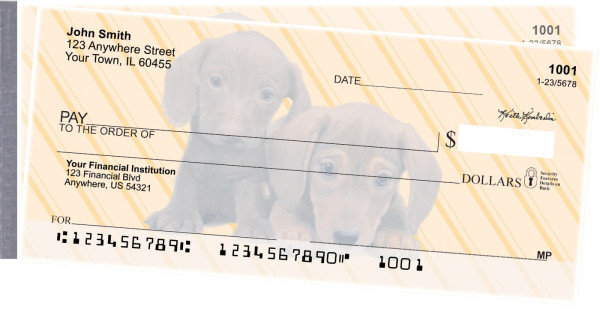 Dachshunds Pups Keith Kimberlin Side Tear Checks