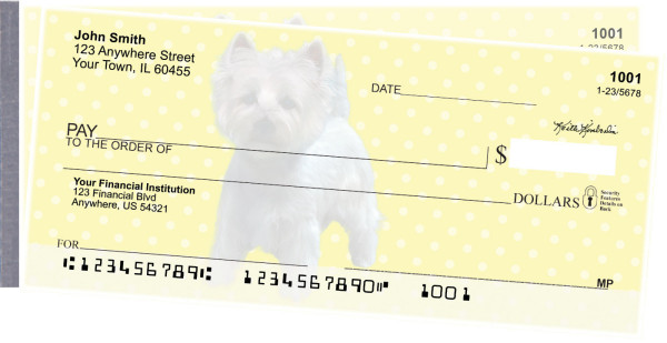 Westie Pups Keith Kimberlin Side Tear Checks