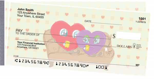 Feelin' the Love Side Tear Personal Checks