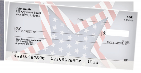Celebrate Stars and Stripes Side Tear Checks