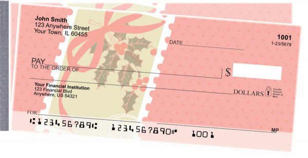 Christmas Greetings Side Tear Checks