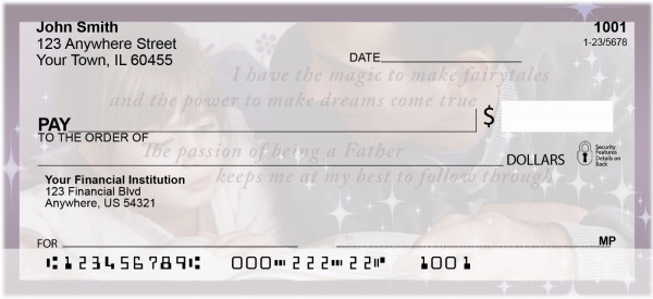 Fatherhood Personal Checks by Sweet Intentions