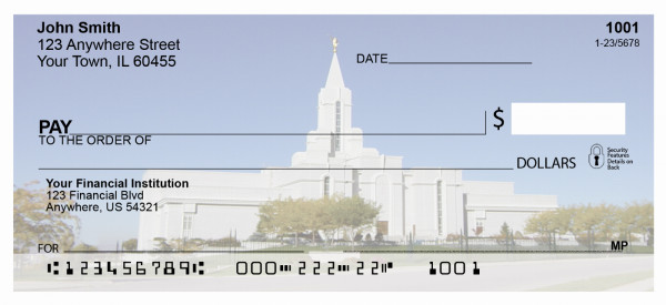 Bountiful Temple Personal Checks