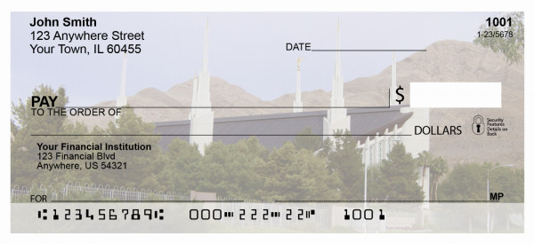 Las Vegas Temple Personal Checks