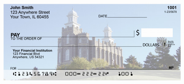 Logan Temple Personal Checks