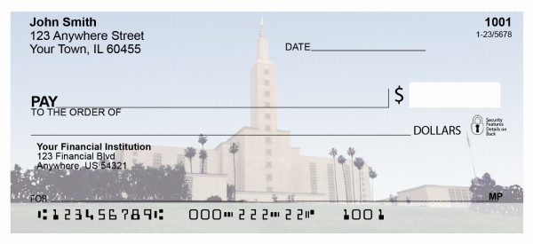 Los Angeles Temple Personal Checks