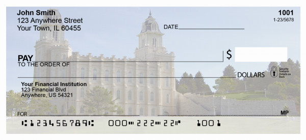 Manti Temple Personal Checks