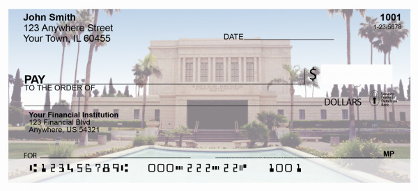 Mesa Temple Personal Checks