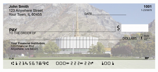 Provo Temple Personal Checks