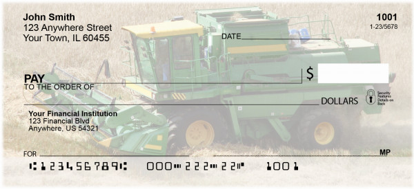 Big Green Machines Personal Checks