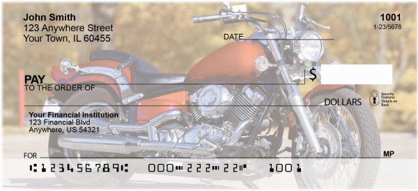 Cruising Motorcycles Personal Checks