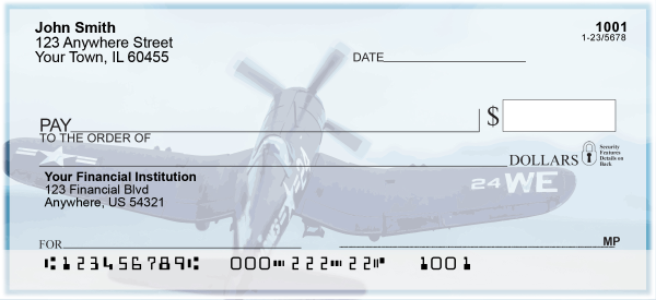 Retro Aircraft Personal Checks