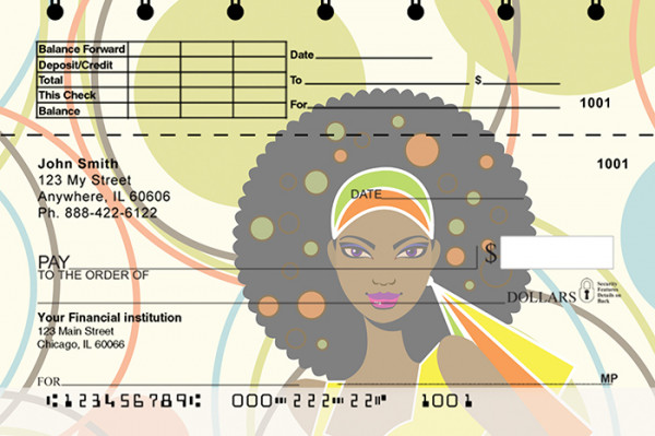 African Beauty Top Stub Checks