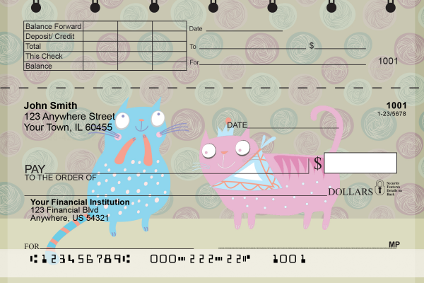 PURR-fect Pals Top Stub Checks