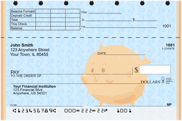 Aquatic Buddies Top Stub Checks