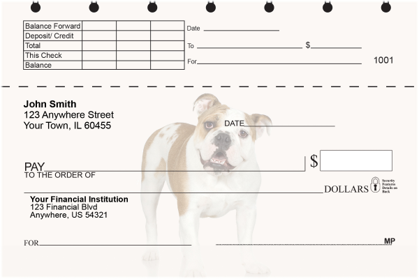 Bulldogs Top Stub Checks