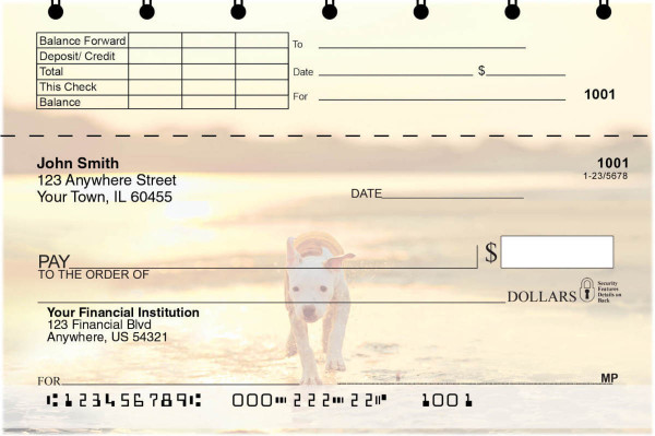Bully Breed Appreciation Top Stub Checks