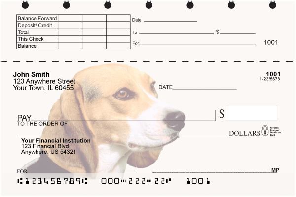 Beagles Top Stub Checks