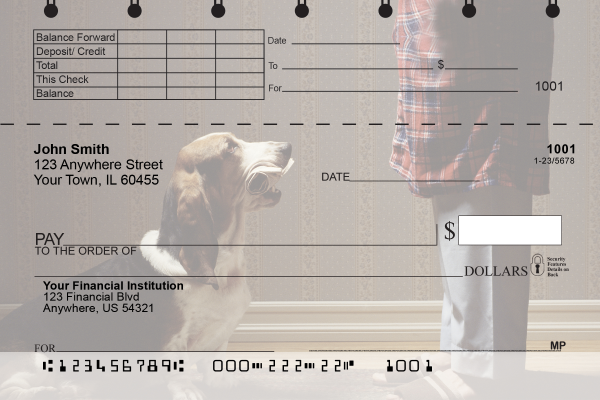 Basset Hound Top Stub Checks