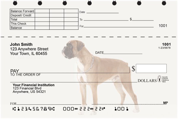 Boxer Top Stub Checks