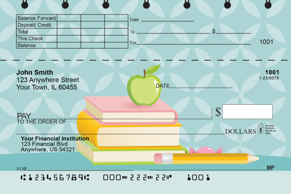 Back to School Top Stub Checks