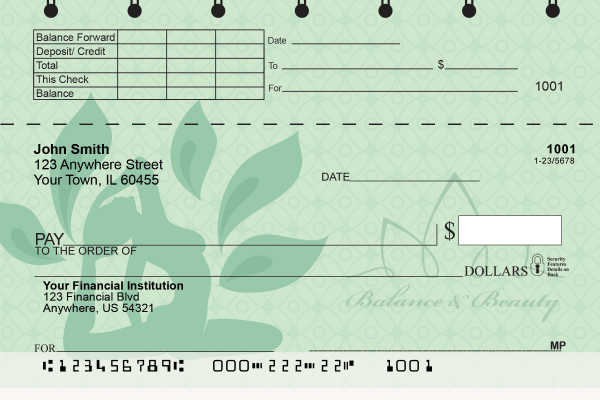 Namaste Top Stub Checks