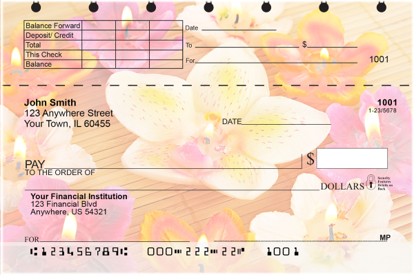 Aromatherapy Top Stub Checks
