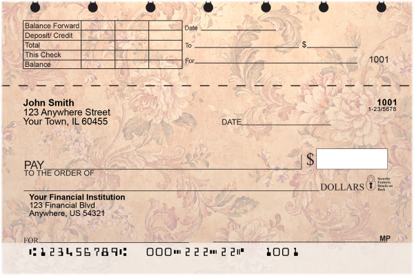 Vintage Baroque Top Stub Checks