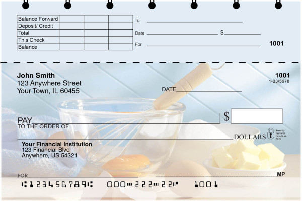 Baking Top Stub Checks
