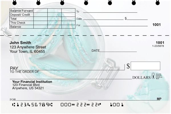 Macarons Top Stub Checks