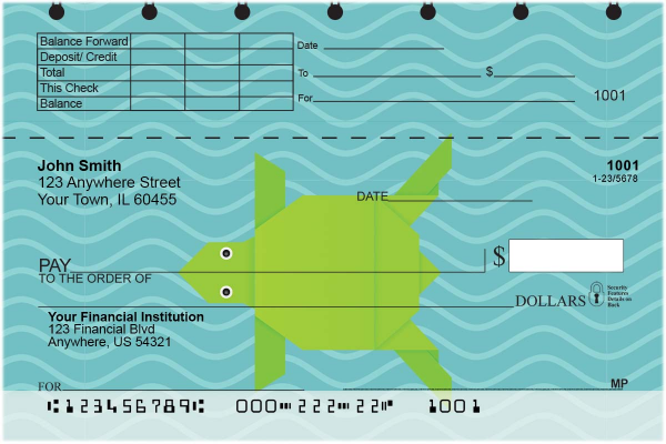 Origami Top Stub Checks