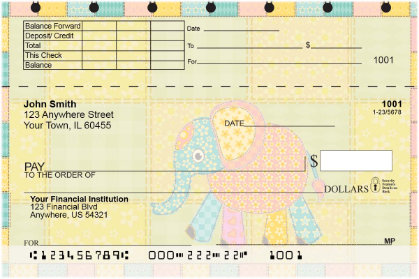 Patchwork Top Stub Checks