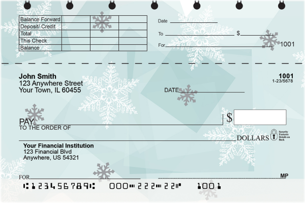 Winter Wonder Top Stub Checks
