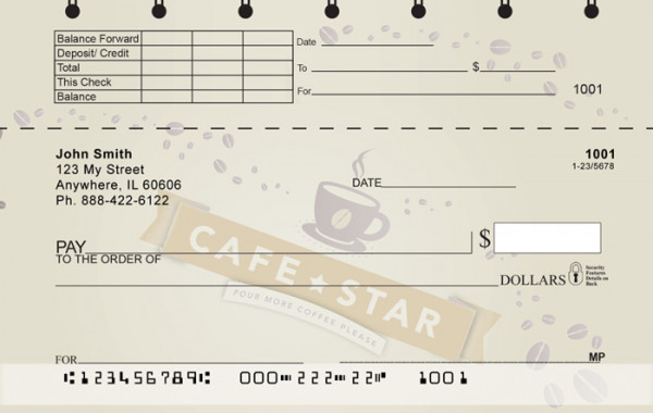 Cafe Top Stub Checks