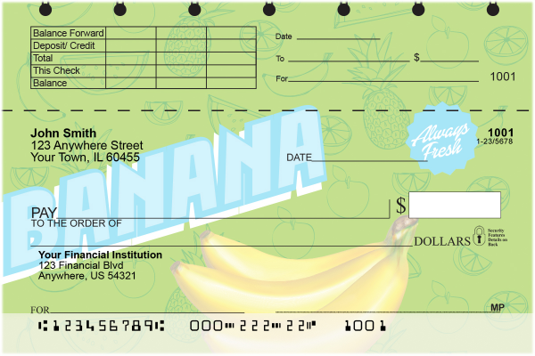 Always Fresh Fruit Favorites Top Stub Checks